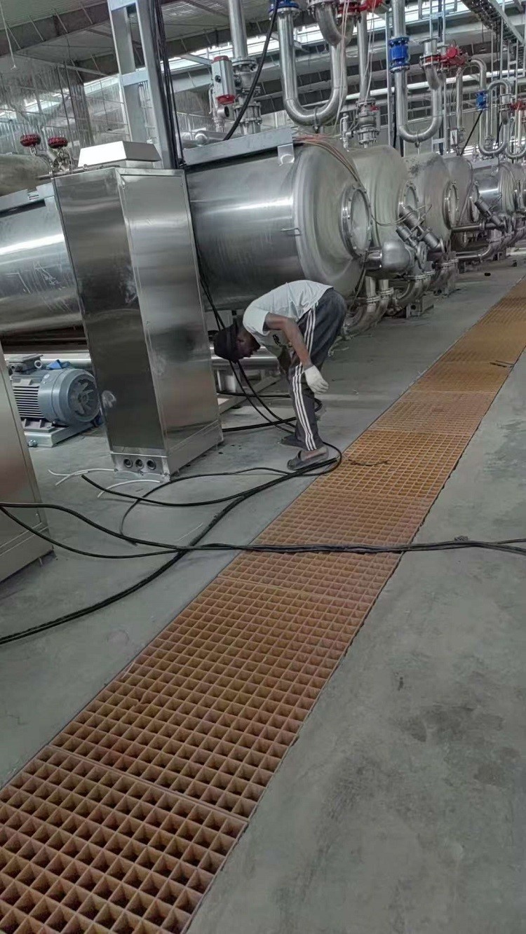 Installation Site of Dyeing Machine Installation Site of Dyeing Machine