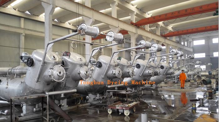 Jet Dyeing Machine For Cotton-ramie Fabrics / TH-LA High Tempreture And High Pressure Dyeing Machine